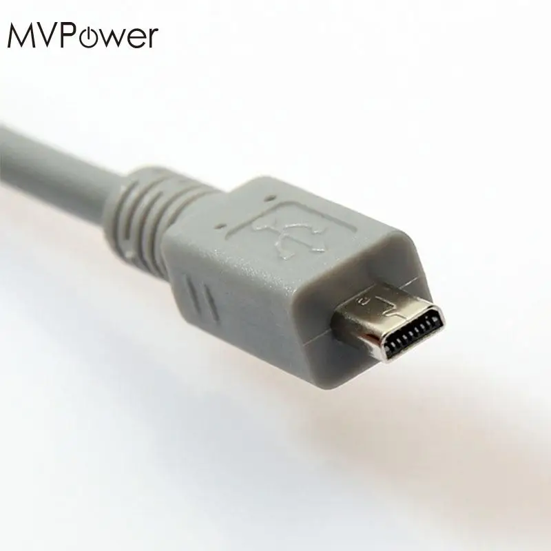 MVPower 100 см камера USB кабель передачи данных кабели медный шнур для sony DSLR камеры Универсальный серый