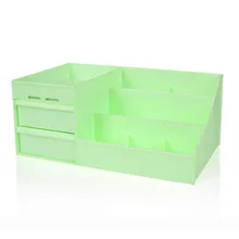 Plastic triple layer Organizer Container Desktop Diverse Plastic Drawer Cosmetics Makeup Makeup Storage Box Container imixlot 5 grids storage basket drawer wardrobe organizer underwear plastic container storage box makeup jewelry organizer