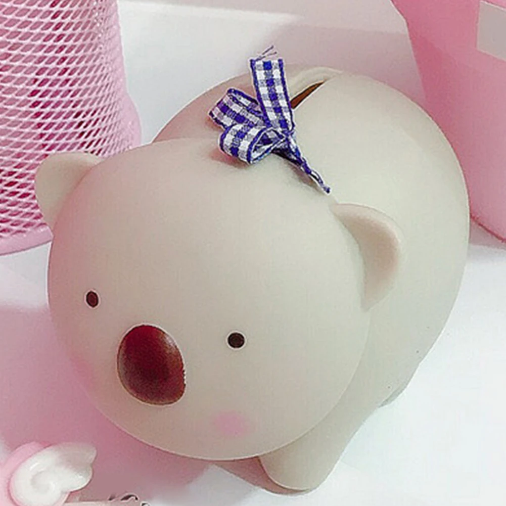 

Ornaments Gifts Piggy Bank Desktop Cute Soft Kids Toy Saving Cash Coin Baby Room Cartoon Animal Home Money Box Decorative