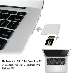 1 шт. портативный MicroSD TF для sd-карты Адаптер конвертера карт памяти для MacBook Air