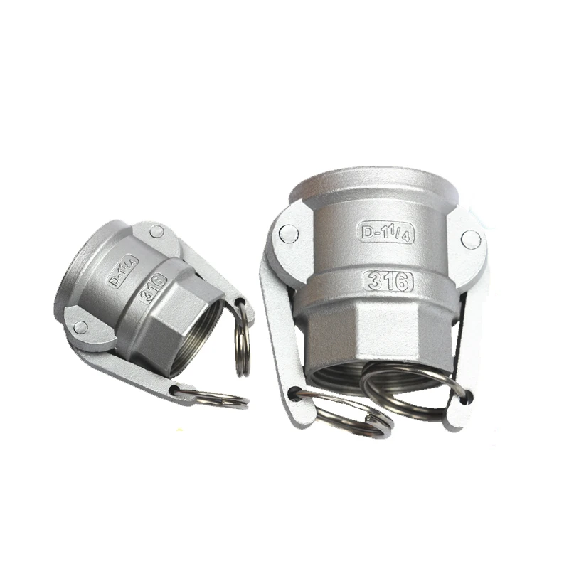 1/2" 3/4" 1" 11/4" 11/2" Bspt Female Thread Camlock 304 Stainless