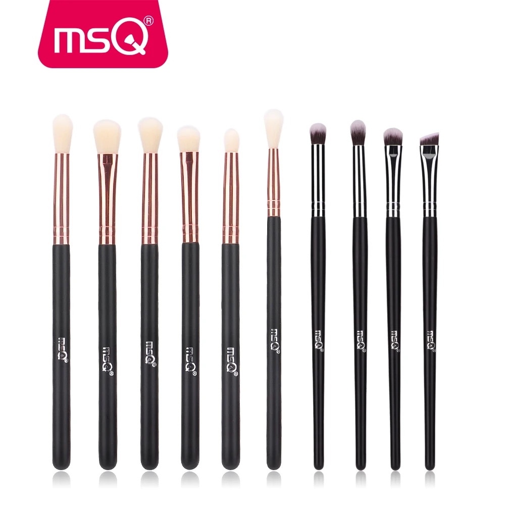 

MSQ 6PCS 10PCS Eyeshadow Makeup Brushes Set Eye Eyeliner Blending Eyebrow Make Up Brush Kits Synthetic Hair Cosmetic Tools
