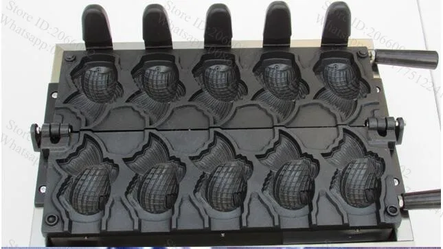 5 цифровых электрических форм для мороженого Taiyaki 110 В/220 В машина изготовления