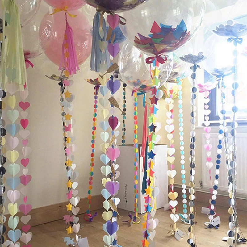 

CONFETTI FILLED BALLOONS Regular 18"/Large 36" Helium Quality Party Decorations