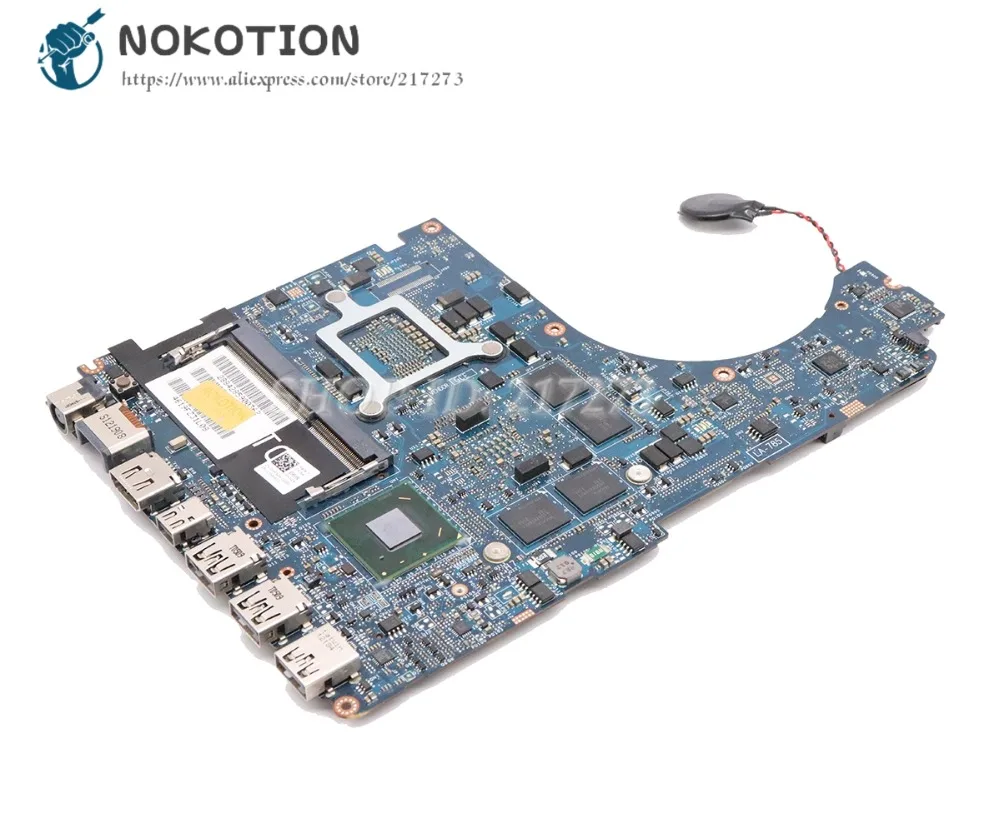 NOKOTION CN-0WKN24 0WKN24 для Dell XPS 15 L521X Материнская плата ноутбука QBL00 LA-7851P 15,6 дюймов I5-3210M Процессор GT640M 2 Гб GDDR5