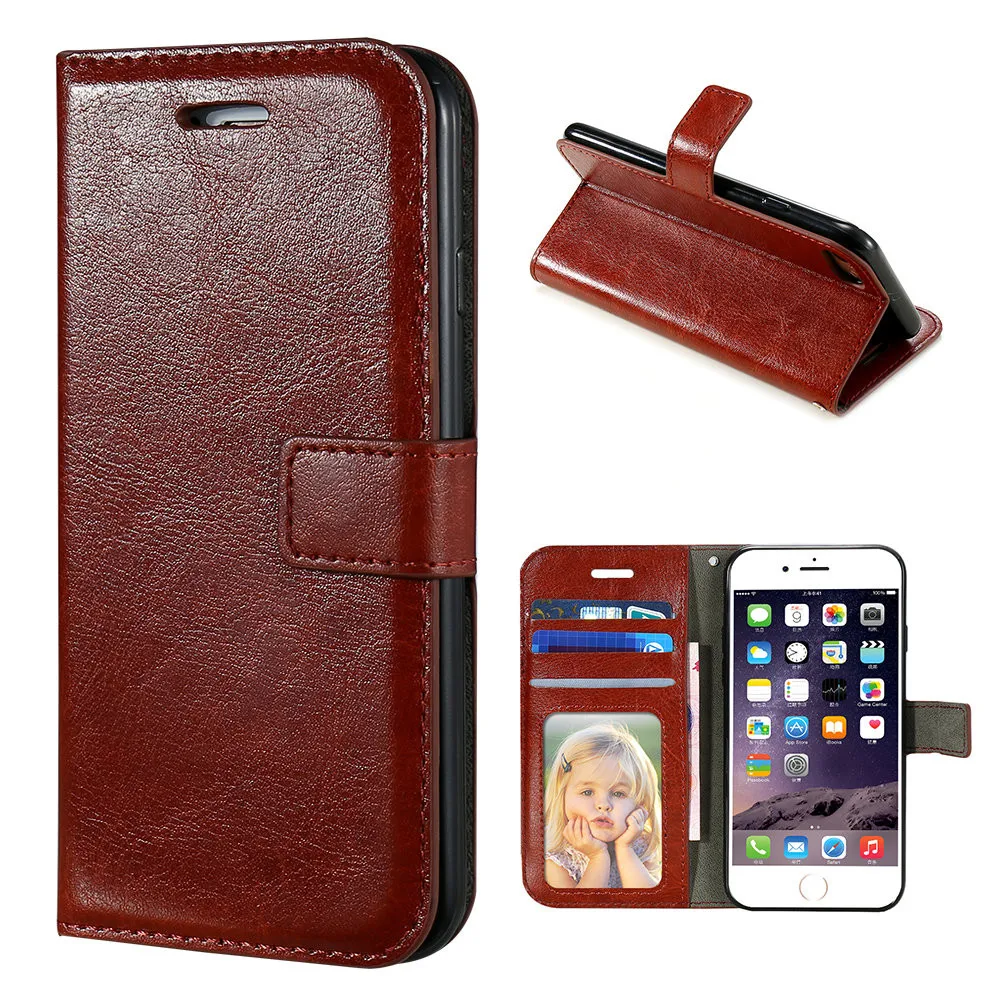 Buy KISSCASE Luxury Leather Wallet Case For iPhone 7 7