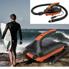 Bomba de ar elétrica 16/20 psi, bomba de ar inflável inteligente, 12v sup max, dois estágios, para placa de remo ao ar livre