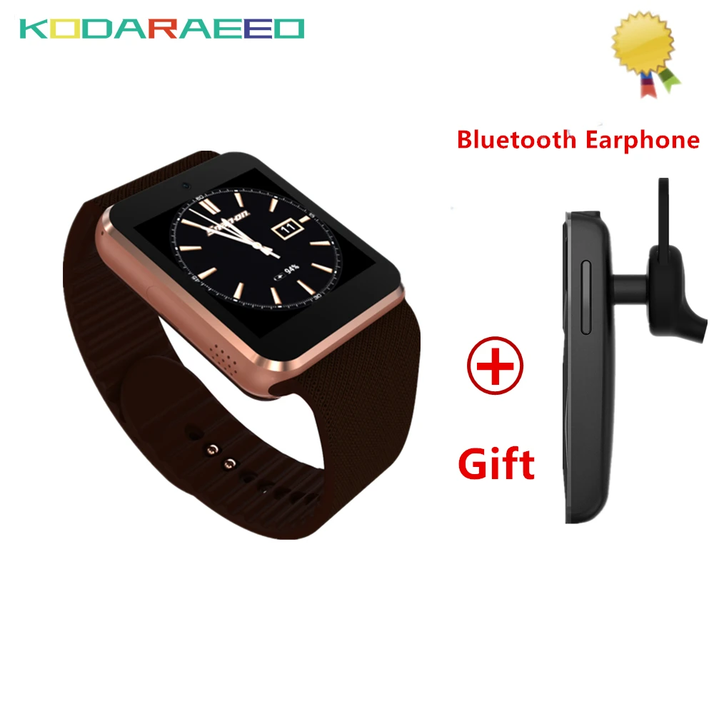 

Qw08 Bluetooth Wifi Smart Watch Android 4.4 MTK6572 Dual Core 1.3 GHz ROM 4GB RAM 512M Smartwatch For Android iOS+Free Headset