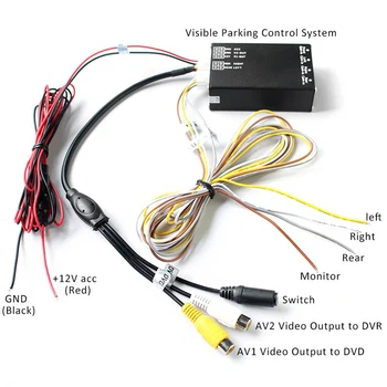 

Rear Left Right Front Camera 4 PCS Rear View Cameras Back UP Car Camera Control system 360 View