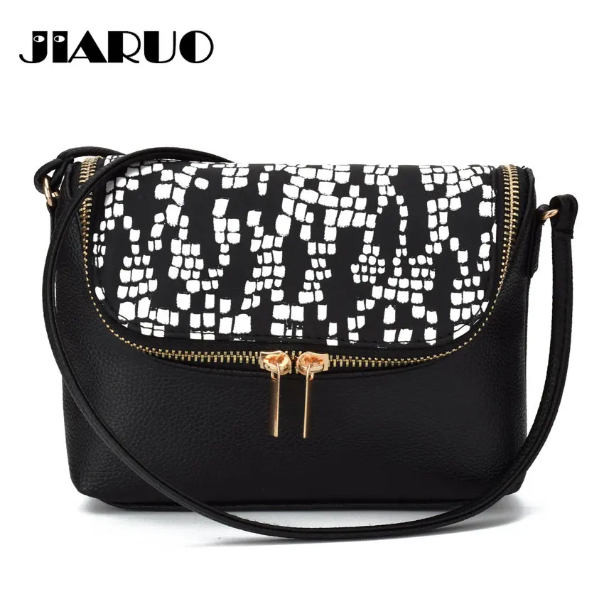 Brand Design Small Fold Over Bag Mini Women Messenger bags Leather Crossbody bags Purses Sling ...