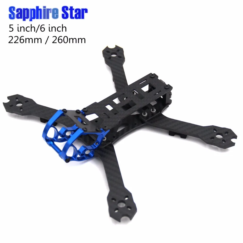 

Sapphire Star 5inch 226 226mm / 6 inch 260 260mm with 4mm Arm Carbon Fiber Quadcopter Frame rooster umbrella