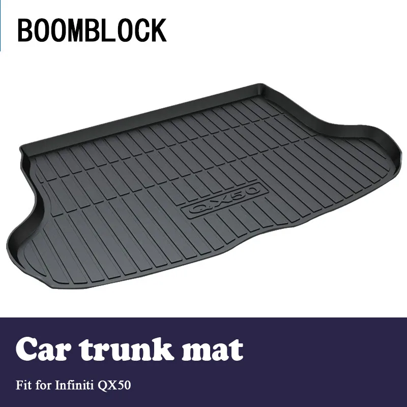 

Auto Car Cargo Liner rear trunk mat For Infiniti QX50 Luggage Tray Carpet Mud Anti Kick Cover Floor Mat Accessories