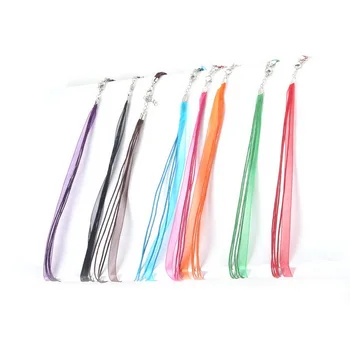

42cm+5cm 10pcs/lot Organza Ribbon Necklace Pendants For Jewelry Making Woman Cords with Lobster Clasp DIY Jewelry Findings