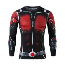 2016 superheld superman, batman, spiderman männer langarm T-shirt druck mieder fitness T-shirt