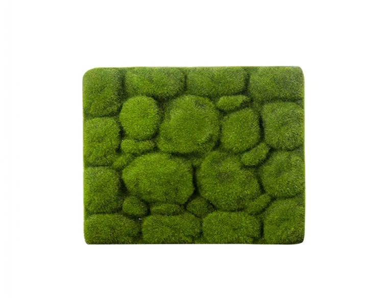 Форма камня мох коврик крытый зеленый искусственные лужайки ковровые покрытия поддельные Sod мох для дома отеля стены балкона декор зеленый - Цвет: Зеленый
