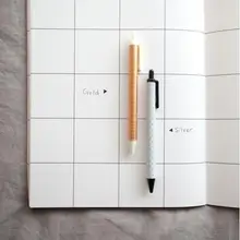 Черная гелевая ручка 0,38 мм корейский канцелярский подарок