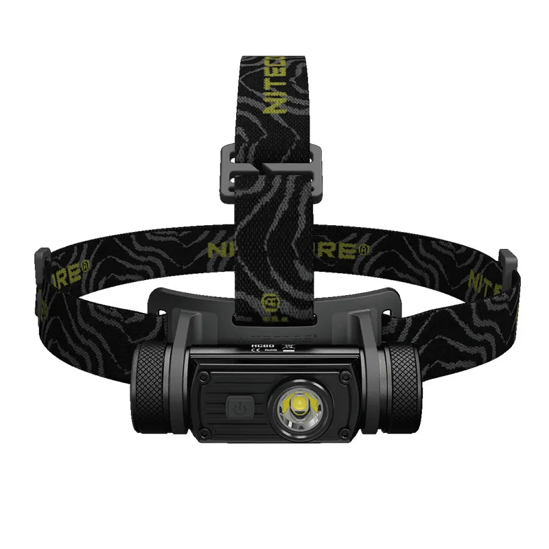 

NITECORE HC60 Headlamp 1000Lm XM-L2 USB Rechargeable LED Headlight Waterproof Flashlight Includes 3400mAh 18650 Battery