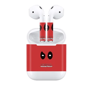 

Deadpool desgin for AirPods Skins Protective Sticker for AirPods Cover earphone Decal skin sticker