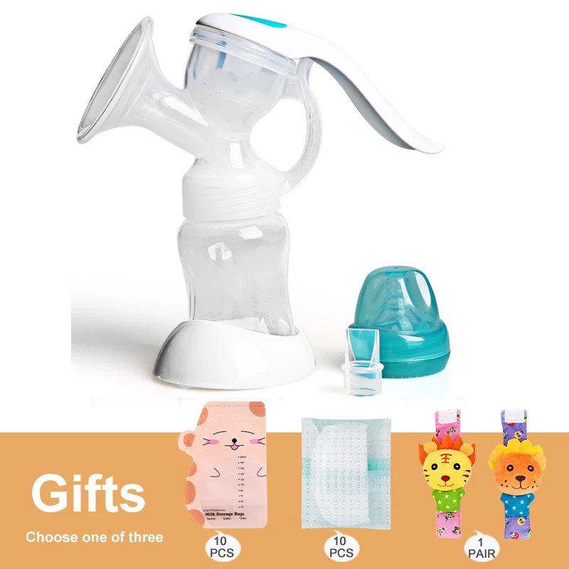 

GL FDA Manual Breast Pump Milk Extractor Baby Feeding Pump FDA Manual Breastfeeding Bottle Enlargement BPA Free Milk Pump