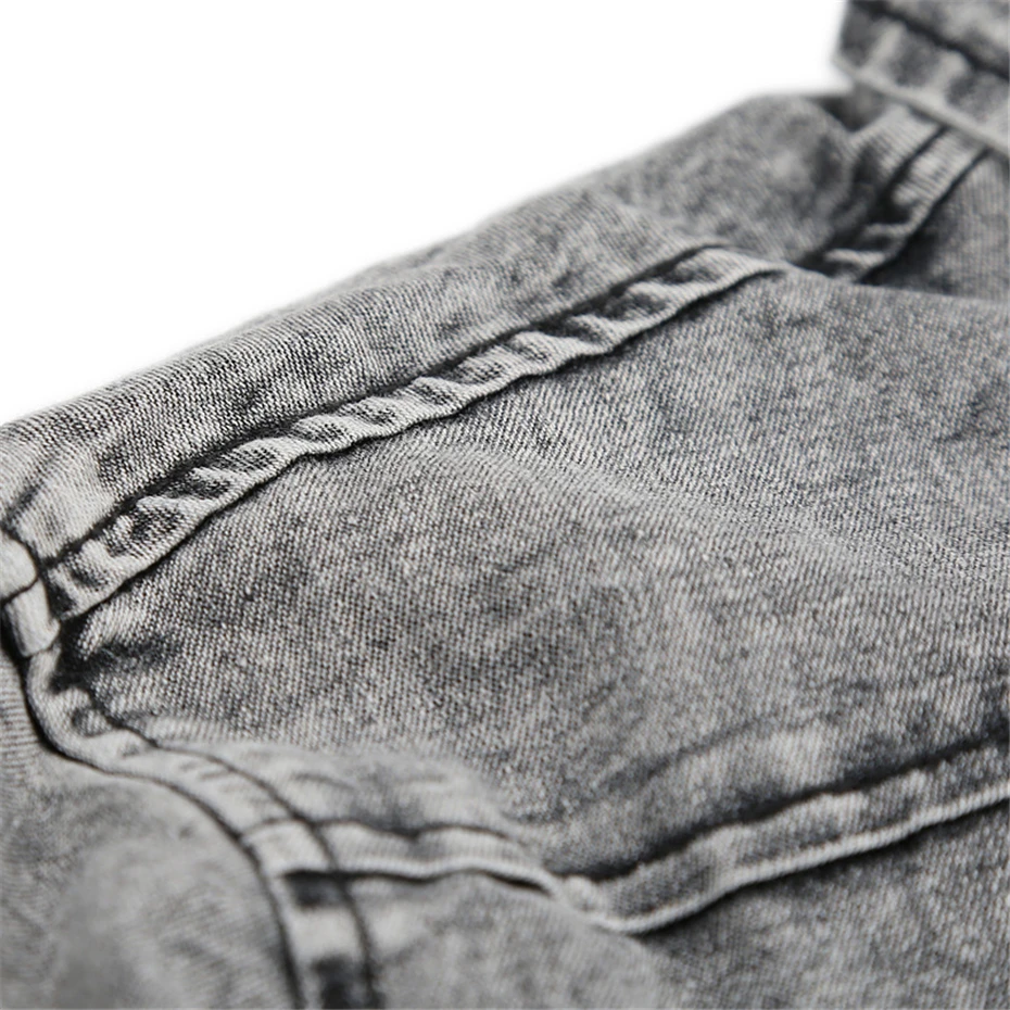 Серая джинсовая рубашка мужская повседневная Облегающая рубашка с длинным рукавом Осень хлопок джинсовая рубашка мужская одежда топы WY201