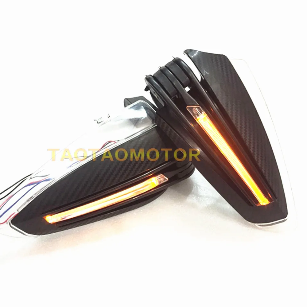 7/8 &quotмотоциклетный руль защита для рук со светодиодными поворотниками Для KAWASAKI