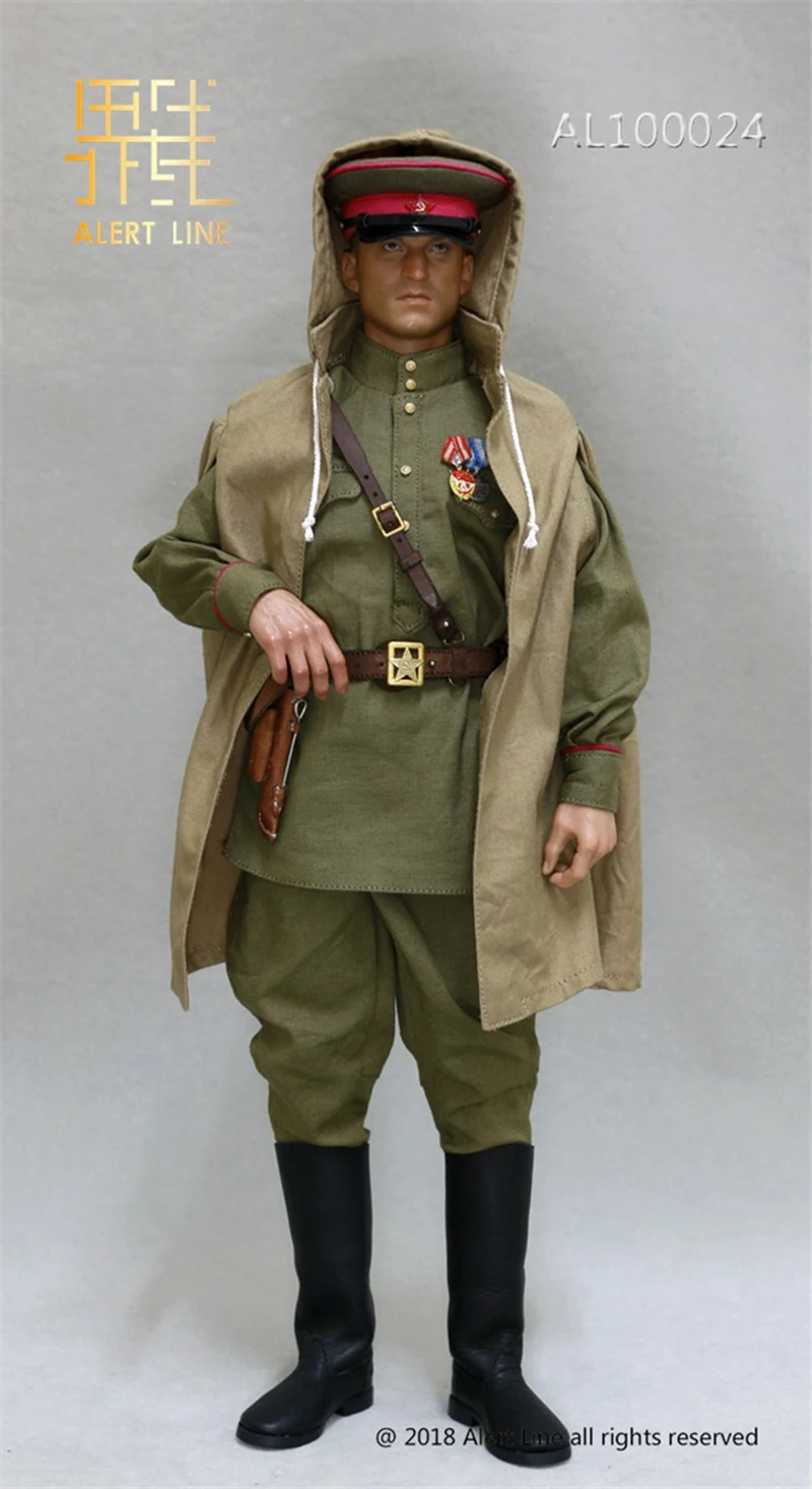 1/6 WW2 1942 Red Army Infantry Lieutenant Officer Set AL100023 Alert Line for 12"Male Figure Body