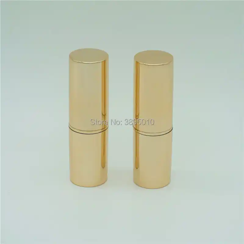 ゴールド高級空の口紅チューブ Diy プラスチックラウンドエレガントなリップクリーム容器 リップルージュサブパッケージ F901 詰め替えボトル Aliexpress