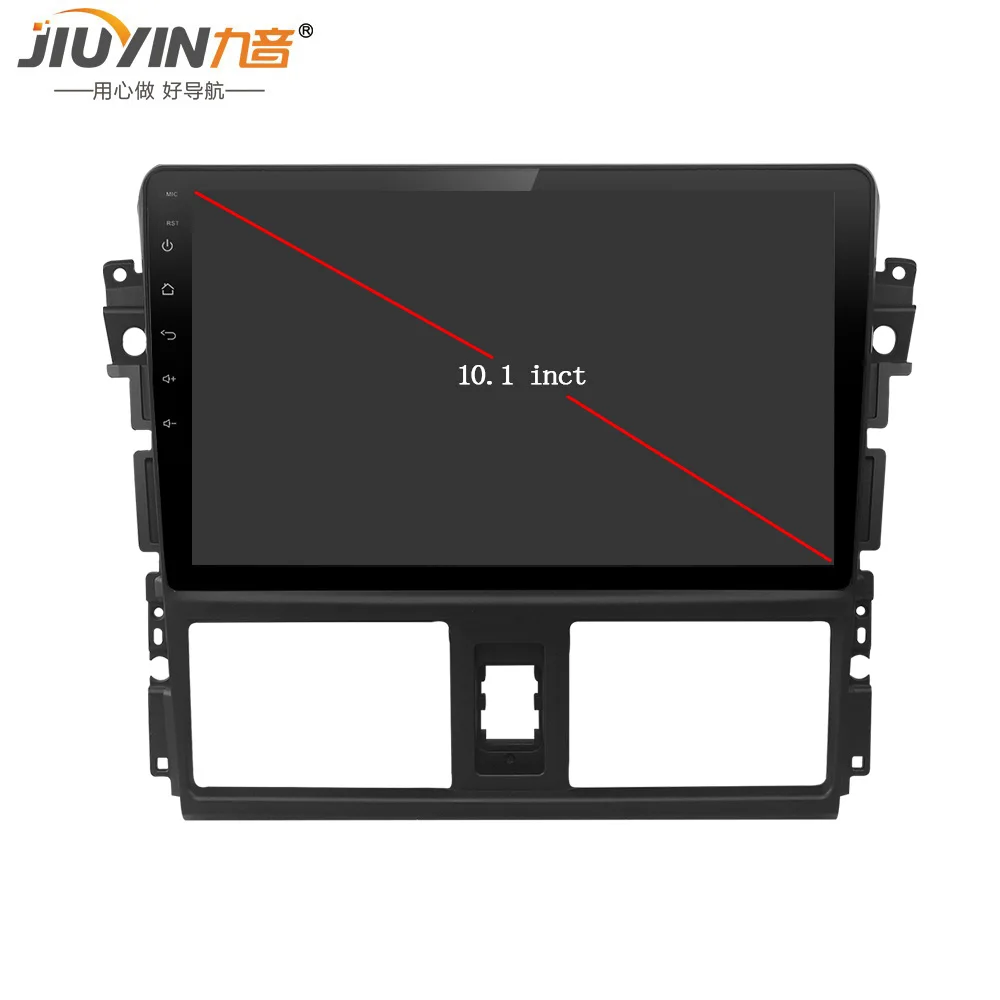 

JIUYIN 10.1 inch Android 7.1 Quad core Car DVD Player For Toyota Vios Yaris L 2013 2014 2015 Car Multimedia Player
