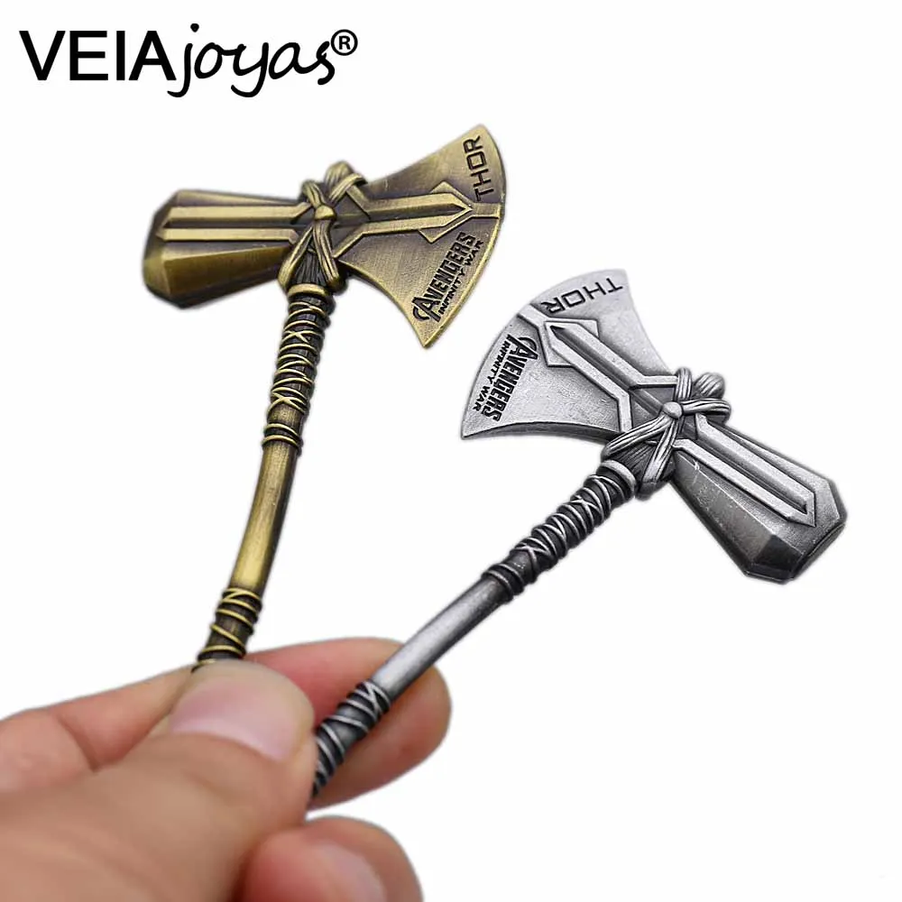 Avengers 3 Infinity War Keychain Thor New Hammer Stormbreaker Metal Pendant Avengers 3 Infinity War Keychain Thor New Hammer Stormbreaker Metal Pendant