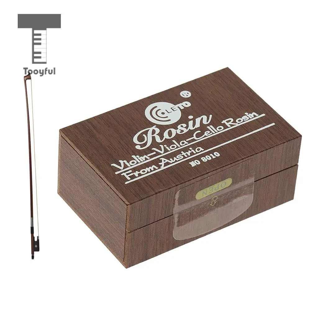 Brazilwood Cello Bow Horsehair 4/4 Size + Violin Fiddle Cello Erhu Rosin