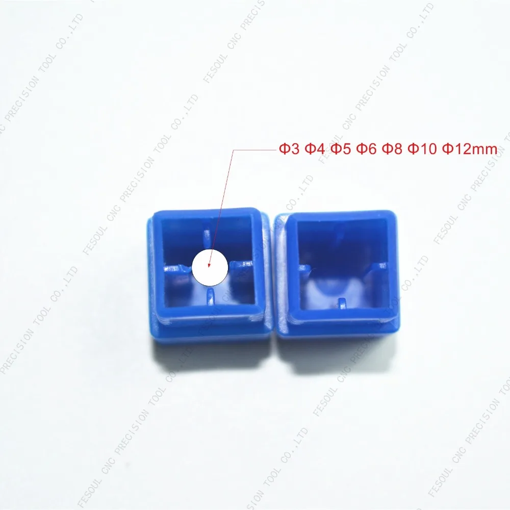 Cnc 솔리드 카바이드 엔드 밀 플라스틱, 직육면체 밀링 커터, 투명 텅스텐 스틸 나이프, Pp, 100 개