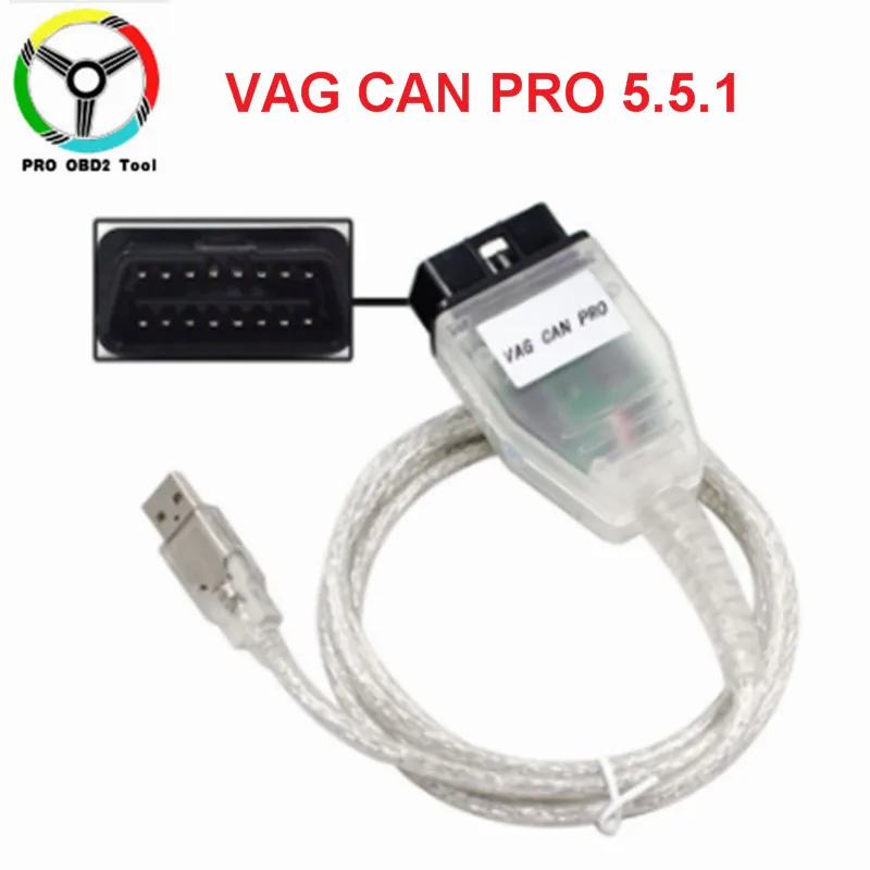 VAG CAN PRO 5.5.1 профессиональный CAN BUS UDS K-line OBD2 диагностический инструмент программное обеспечение V5.5.1 VAG OBD VCP сканер многоязычный