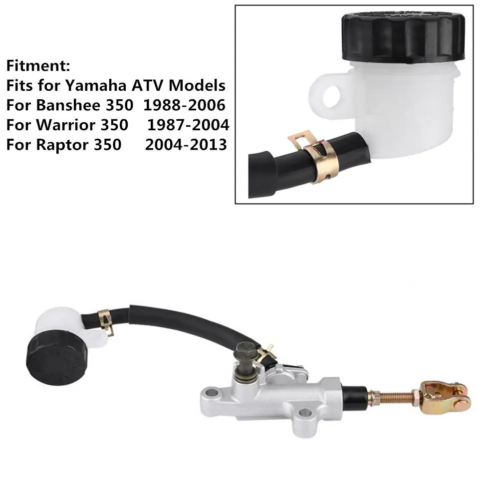 Rear Brake Master Cylinder For Yamaha ATV 1988-2006 Banshee 350 YFZ 350 YFZ350