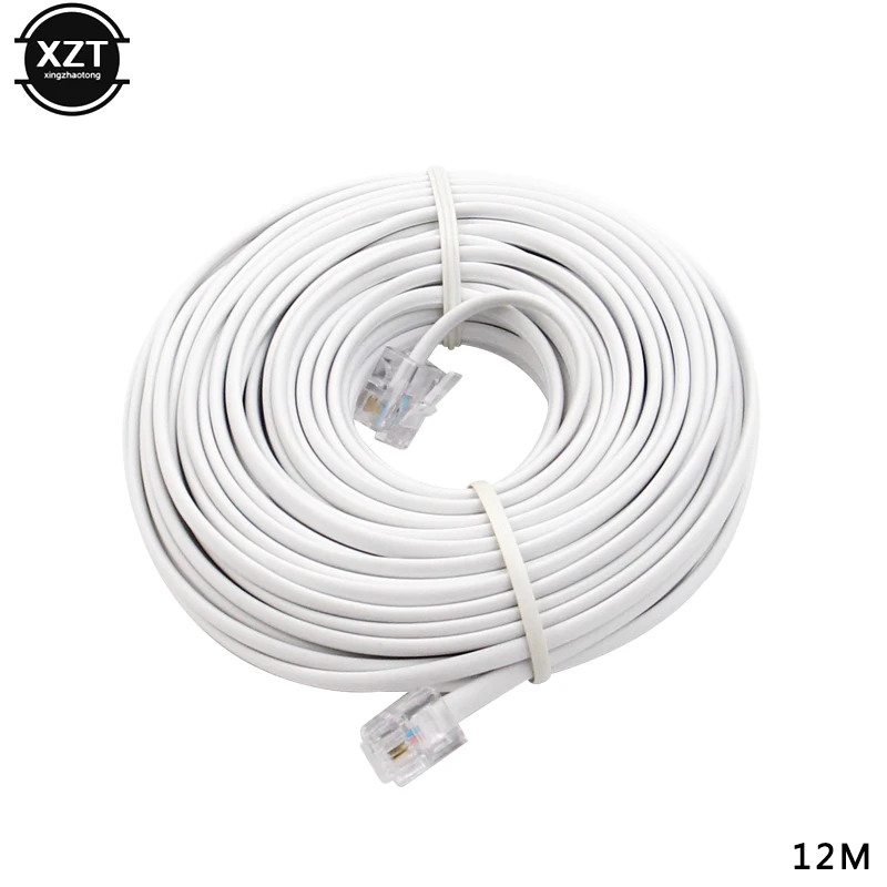 RJ11 6P2C Modular Telephone Phone Cables Wire Extended