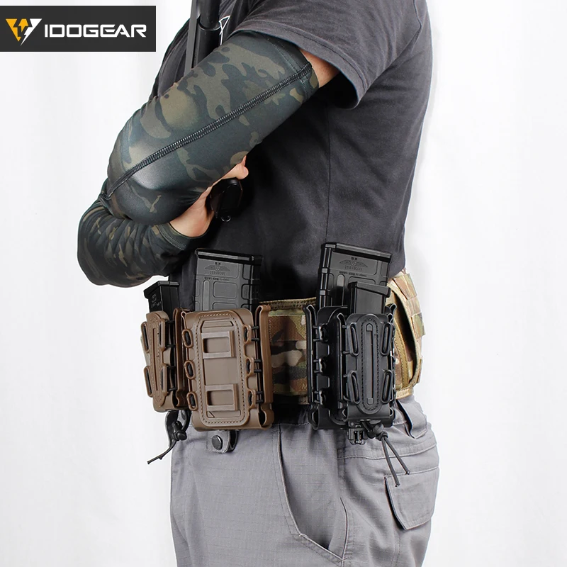 IDOGEAR Molle Пистолетная обойма подсумок в стиле милитари набор кошельков кобура Fastmag Зажим для ремня пластиковый чехол для пейнпола оболочка Mag набор