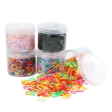 250/500/1000 шт тканью; прическа хвостик; на голову эластичная повязка для головы с нахлестом; резинка для волос с резиновой лентой для волос аксессуары для волос для девочек веревка галстук Резинки(без коробки