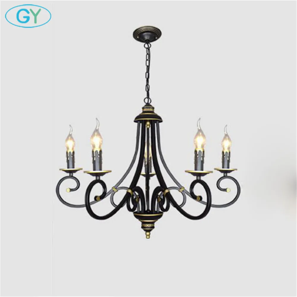 

Wrought Iron Chandelier Light Industrial Vintage Chandelier Lighting Rustic Lighting 5 candelabra bulbs island lighting