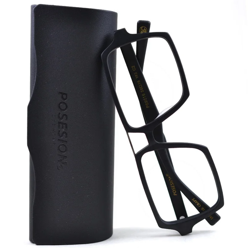 Tanie HDCRAFTER ponadgabarytowych Vintage kwadratowe okulary rama z przezroczyste soczewki kobiety mężczyźni drewna okulary optyczne ramki na receptę spektakl