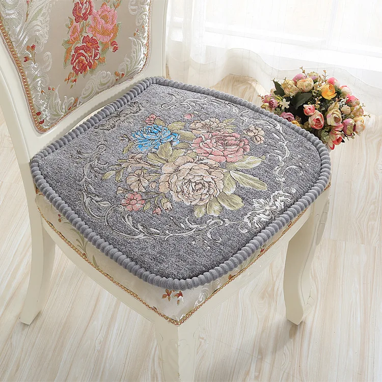 Proud Rose новая Синель подушки сиденья Европейский утолщенный стул подушка съемное и моющееся сиденье Подушка домашний декор