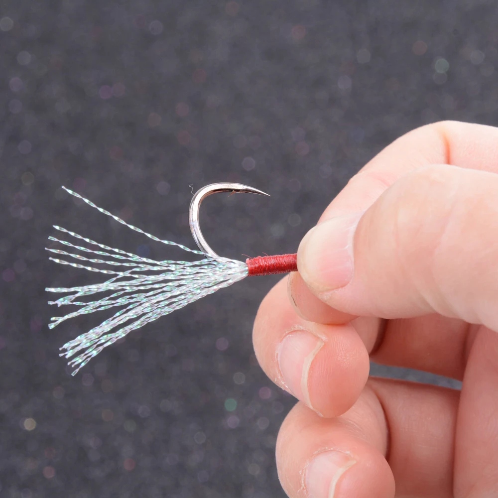 6pcs-pack-10-to15-Hook-Boat-Jigging-Fishhook-Feather-Roped-Hook-Overweight-Hook-Fishing-Accessory-Tackle (1)