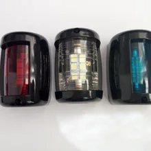 Навигационный светильник для лодки, яхты, морской правого борта/порт/Masthead 12V Светодиодный светильник Mini size 3 PCS