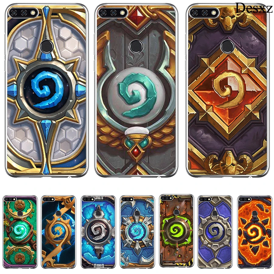 Чехол для телефона Hearthstone Card Back Classic Huawei Honor Note 6A 6C 7A 7X 7C Pro 8 9 10 Lite Play