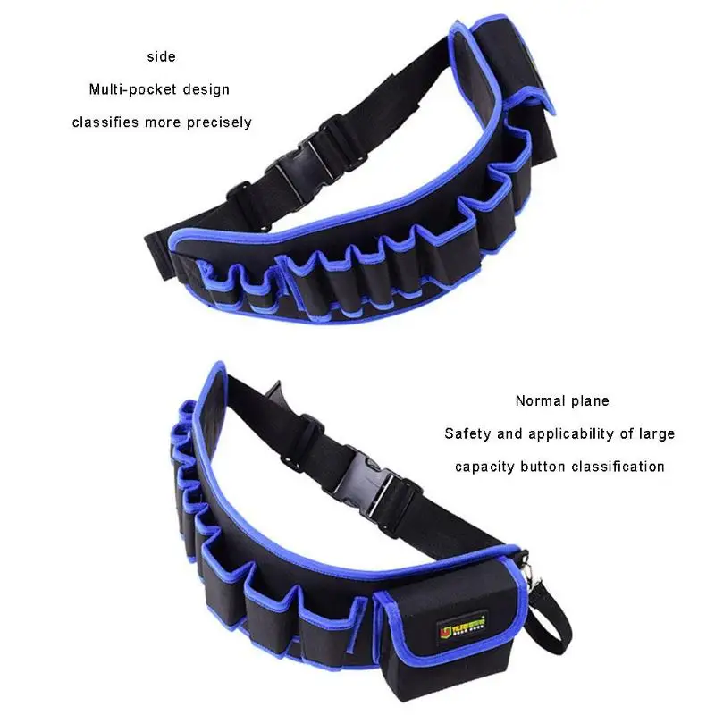 Ткань Оксфорд EVA электрики регулируемый пояс карманный инструмент молотки плоскогубцы отвертка держатель для хранения ручной инструмент