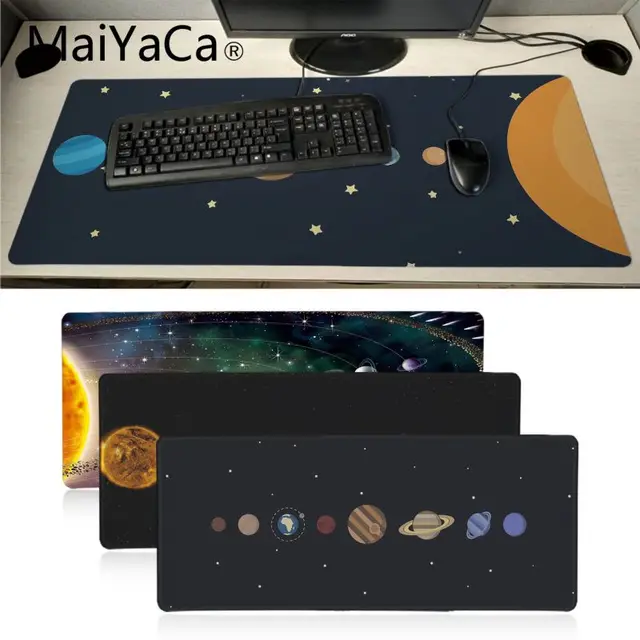 Special Offers MaiYaCa cute cartoon Solar system Large Mouse pad gamer PC Computer mat durable office gaming accessory and gift mousepad anime Special Offers MaiYaCa cute cartoon Solar system Large Mouse pad gamer PC Computer mat durable office gaming accessory and gift mousepad anime
