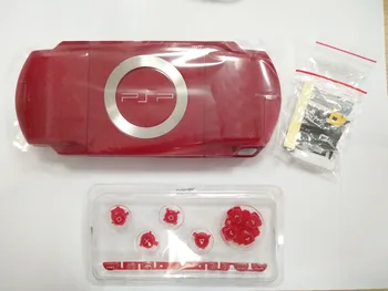 

Red color High quality Full Housing Shell Faceplate Case Repair Replacement for Sony PSP 2000 Console Shell with Buttons Screws