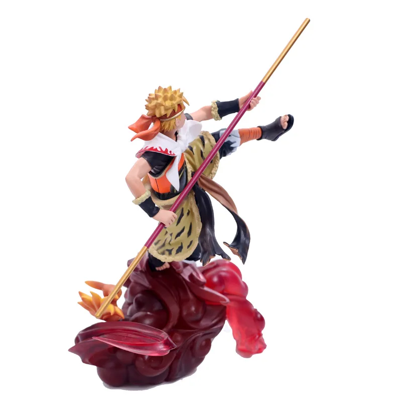 

20cm Anime Naruto Figure Shippuden Uzumaki Naruto Cos The Monkey King Son Goku Action Figure PVC Collection Model Toys for Gift