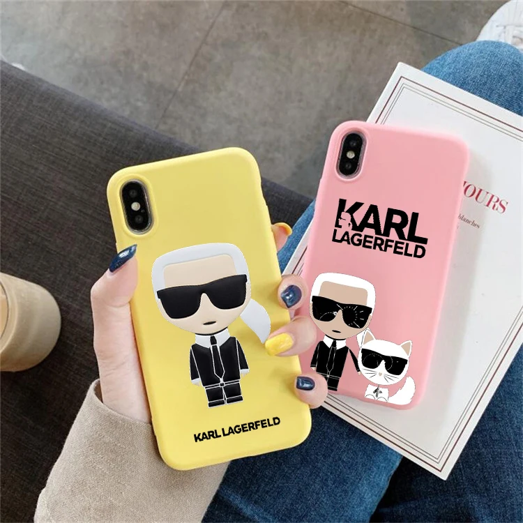 

Fashion Karl Lagerfeld Fitted Case For huawei p30 p30 lite p20 pro p10 mate 20 pro 10 lite honor 9 10 lite Funny TPU Phone cover
