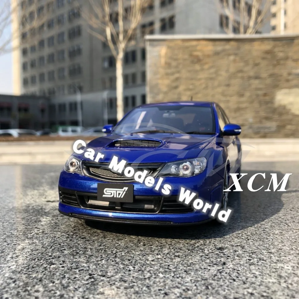 Blue SMALL GIFT!!!!!!!!! Car Model Subaru WRX STI 1:43