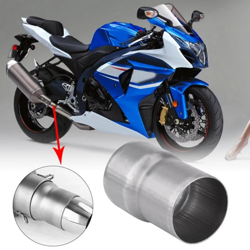 New 51mm to 60mm Stainless Steel Motorcycle Exhaust Pipe Adapter