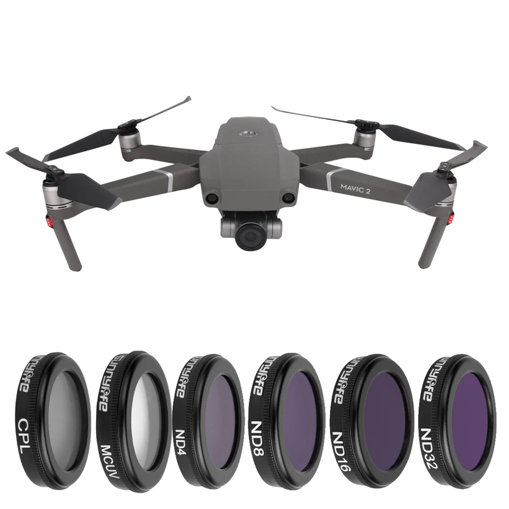 

DJI Mavic 2 Zoom 4K Camera Lens filters ,6-Pack MCUV, CPL, ND4, ND8, ND16, ND32,filter Set Compatible for DJI Mavic 2 Zoom